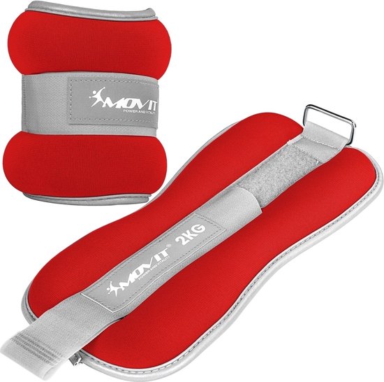 Fizyo Verstelbare siliconen enkelgewichten set van 2 stuks, ideaal voor fitness, hardlopen, yoga, Pilates, zwembad en revalidatie, voor dames, heren en kinderen (Beige, 2x225g