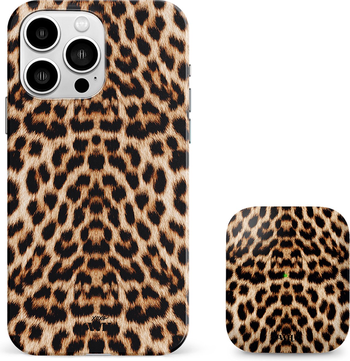 xoxo Wildhearts Wild Thing - siliconen hoesje geschikt voor iPhone 13 Pro - Single Layer (telefoonhoesje + case geschikt voor Airpods 1/2)