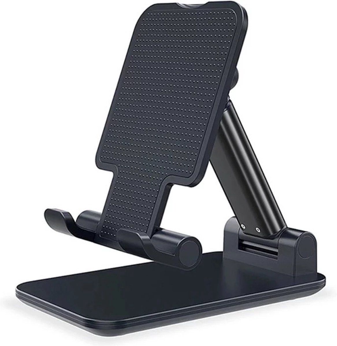 Finnacle - Verstelbare Telefoonhouder - Universele Smartphone Stand - Zilverkleurig - Handige Telefoonstandaard