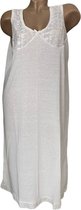 Chemise de nuit femme en coton modèle long à manches courtes XXL 44-46 à rayures noir / rose