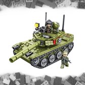 Tank met 2 Minifiguren - militair WW2 - voor LEGO