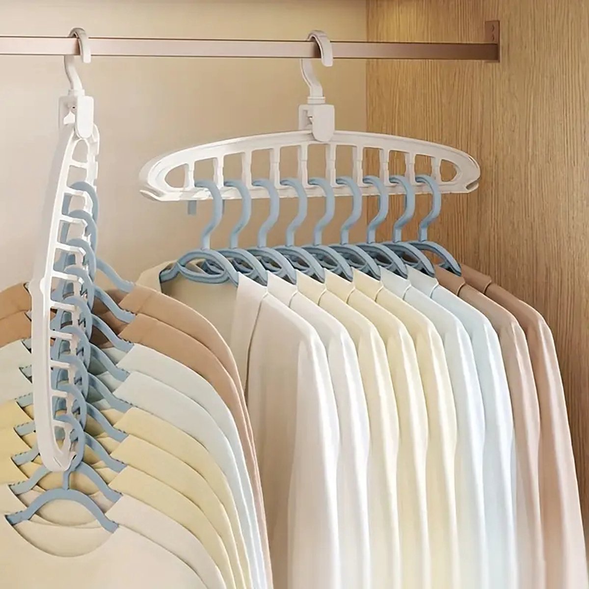Ruimtebesparende Kledinghangers | Ruimtebesparend | Kleerhangers | Verstelbare Kledinghanger