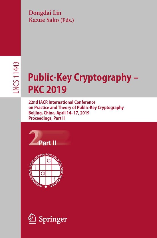 Springer Nature Proceedings Computer Science 2 - Public-Key  ... - cover