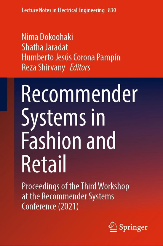 Springer Nature Proceedings Computer Science - Recommender S ... - cover