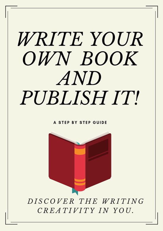 Write Your Own Book And Publish It! - cover