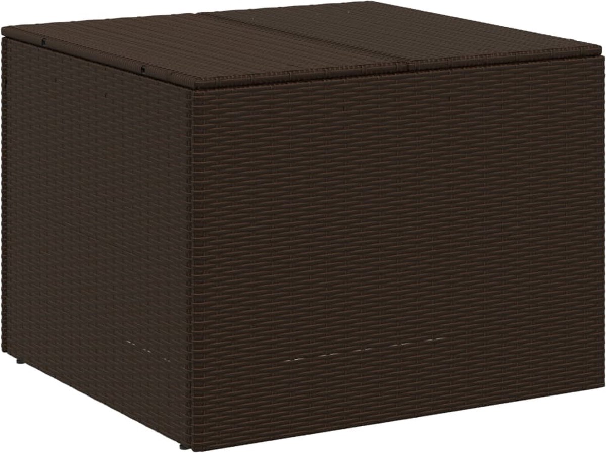 vidaXL - Tuinbox - 291 - L - poly - rattan - bruin