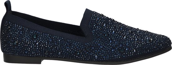 La Strada Loafer blauw met steentjes dames - maat 42