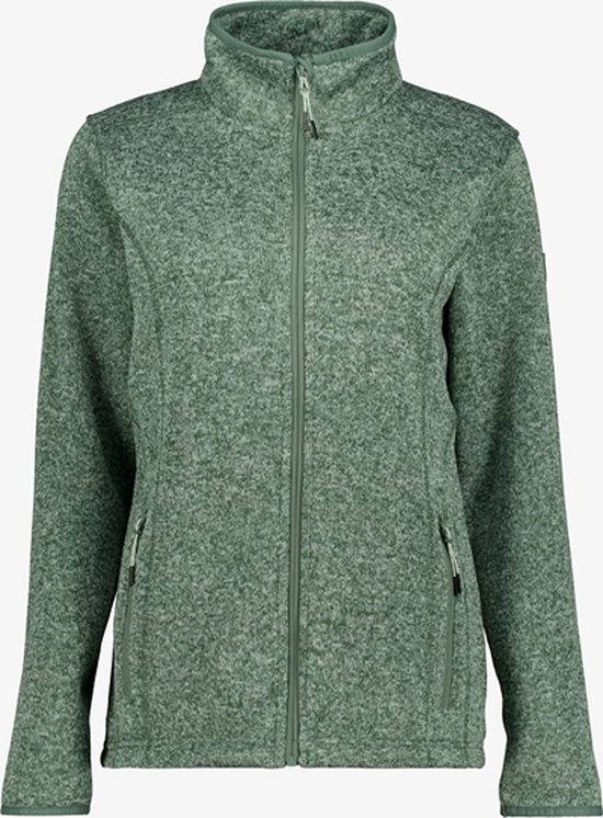Kjelvik dames outfoor fleece vest groen - Maat 3XL