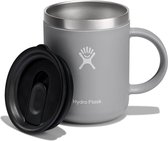 Tasse à café 354 ml (12 oz) - Tasse isotherme en acier inoxydable isolée sous vide - Tasse isotherme avec poignée et couvercle enfichable - Tasse de voyage - Tasse à café lavable au lave-vaisselle - Bouleau