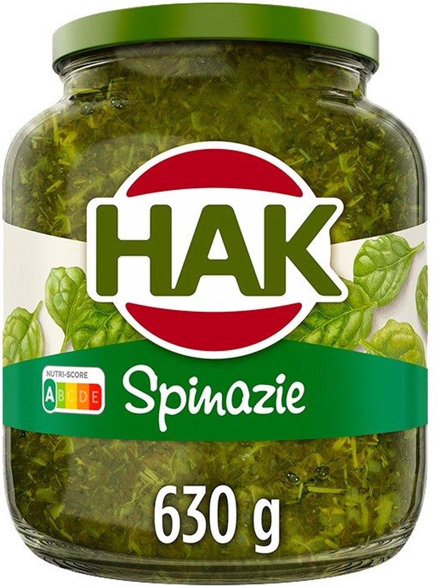 Hak Bladspinazie gesneden 6 potten x 72 cl
