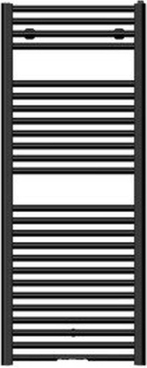 Nemo Spring Toronto handdoekradiator - 124.8x50cm - 588 watt - mat zwart