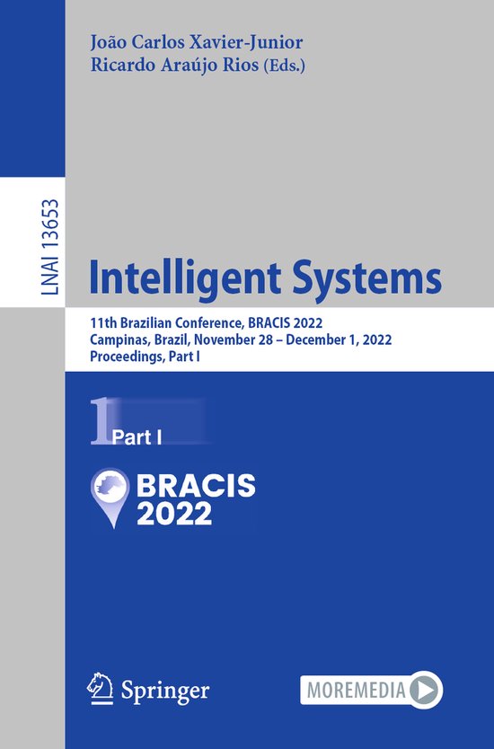 Lecture Notes in Computer Science13653- Intelligent Systems - cover