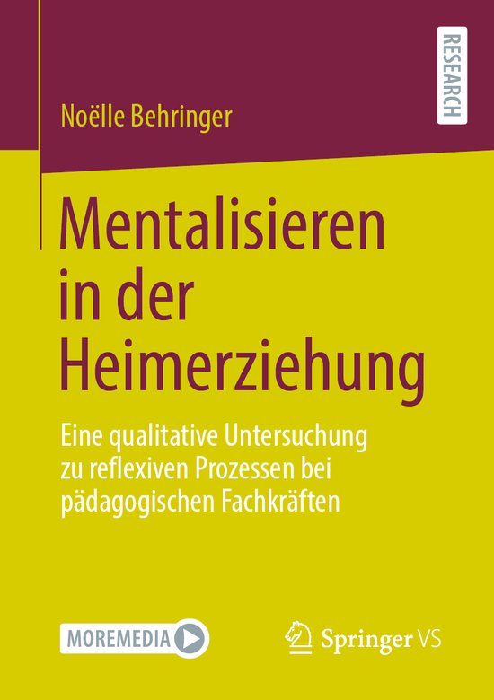 Mentalisieren in der Heimerziehung - cover