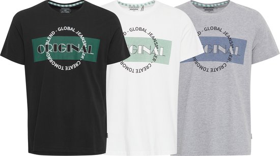 Blend He Tee - 3 pack Heren T-shirt - Maat XL