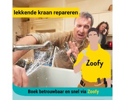 Lekkende kraan repareren - Door Zoofy in samenwerking met Bol - Installatie-afspraak gepland binnen 1 werkdag