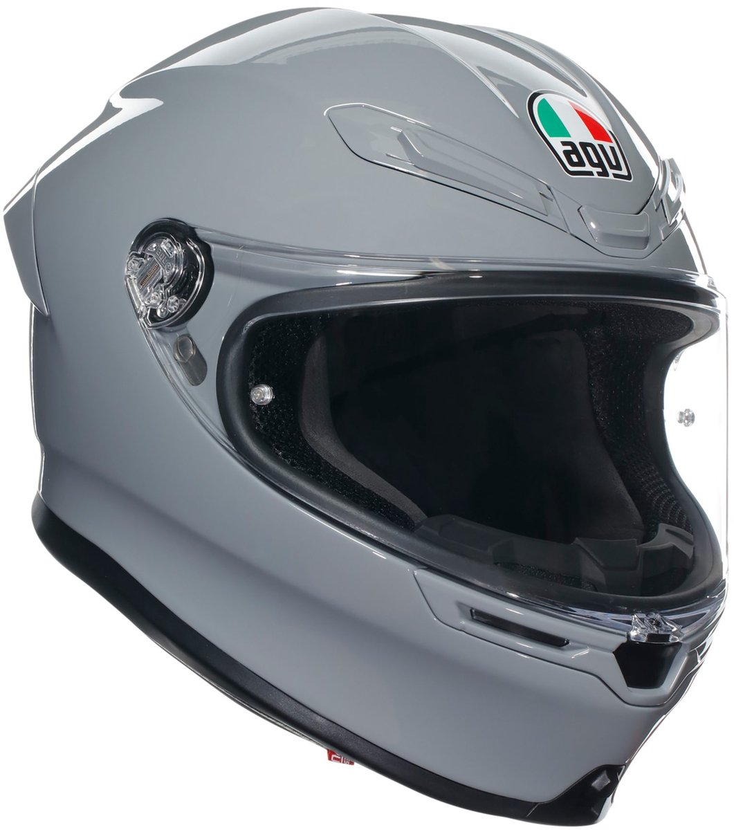 AGV S K6 E2206 Nardo grey Integraalhelm MPLK - Maat XL - Integraal helm - Scooter helm - Motorhelm - Grijs - Scooterhelmen mannen en vrouwen.