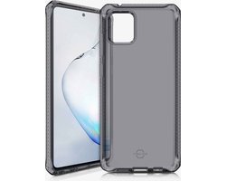 ITSkins Hoesje geschikt voor Samsung Galaxy Note 10 Lite Telefoonhoesje Flexibel TPU | ITSkins SpectrumClear Backcover Shockproof | Schokbestendig Galaxy Note 10 Lite Telefoonhoesje | Anti Shock Proof - Zwart