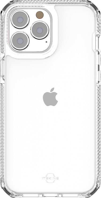 ITSkins Doorzichtig Hoesje geschikt voor Apple iPhone 13 Pro Telefoonhoesje Hardcase | ITSkins SupremeClear Backcover Shockproof | Doorzichtig Telefoonhoesje iPhone 13 Pro | Schokbestendig iPhone 13 Pro Telefoonhoesje | Anti Shock Proof - Transparant