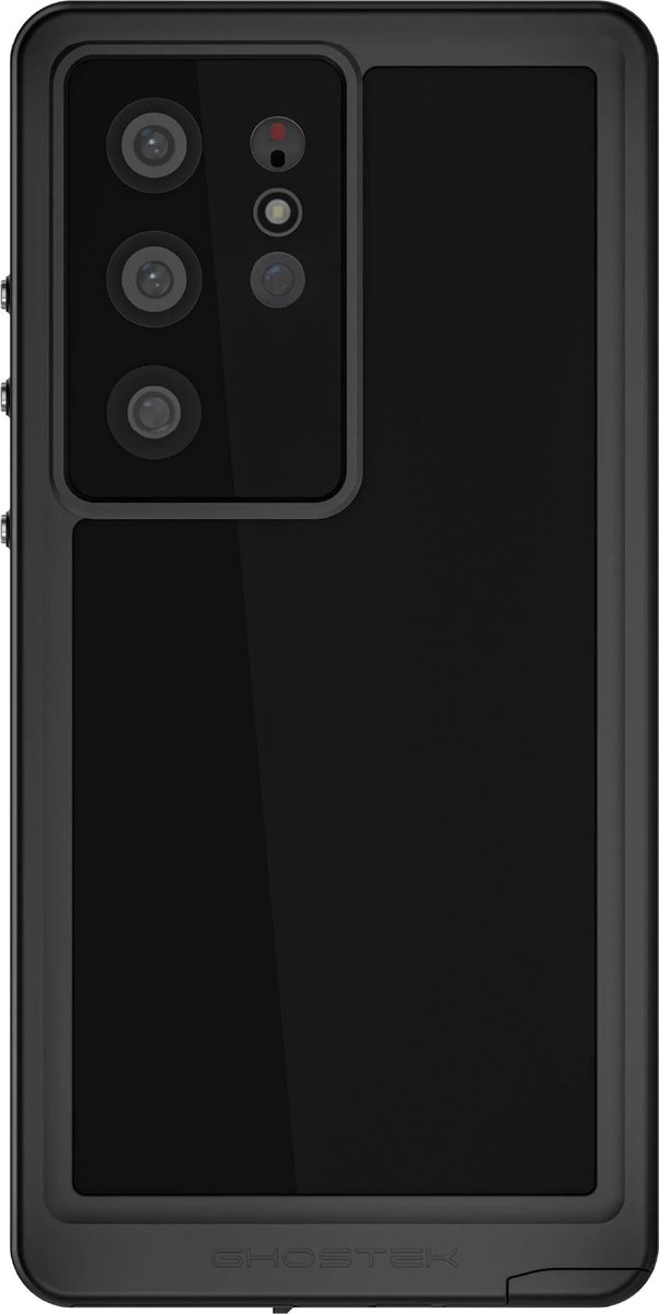 Ghostek Hoesje geschikt voor Samsung Galaxy S23 Ultra Waterdicht Telefoonhoesje Hardcase | Ghostek Nautical Slim Backcover Shockproof | Schokbestendig Galaxy S23 Ultra Telefoonhoesje | Anti Shock Proof - Zwart