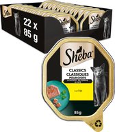 Sheba Classics Paté Poulet - Nourriture pour chat - 22 x 85 g