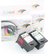 Colori huismerk Set 2x inkt cartridge geschikt voor Canon PG560XL CL561XL Pixma TS5350 TS5351 TS5352 TS5353 TS7450 TS7451