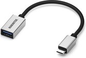 Marmitek 08375 câble USB 0,15 m USB 3.2 Gen 1 (3.1 Gen 1) USB C USB A Noir, Argent