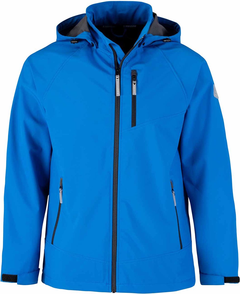BJØRNSON Ove Softshell Zomerjas Heren Winddicht Ademend – Kobalt Blauw