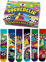 Oddsocks Sockedelic Heren Sokken 6 Mismatched 39-44
