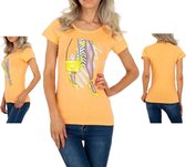 Glo-Story t-shirt fashion tas hakken oranje L