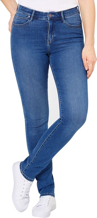 PADDOCK`S Dames Jeans PAT slim Fit Blauw 46W / 30L Volwassenen