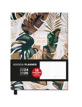 Verhaak - Planner 2024/2025 - Tropisch - Week op 2 pagina's - 18 maanden - Hardcover - A5 (16x22)