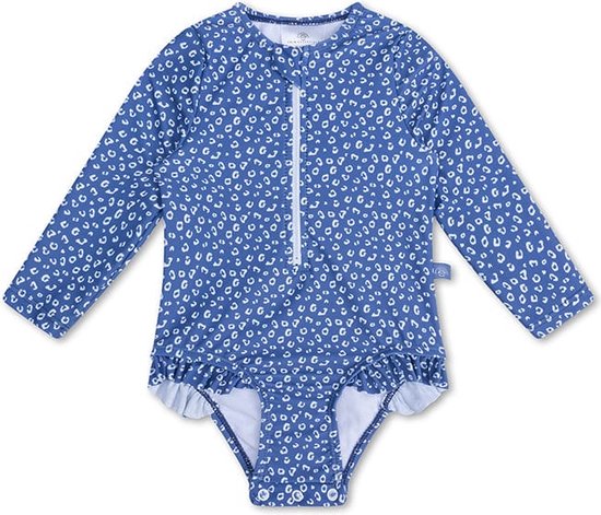 SE UV Badpak meisje lange mouw Old Pink Panterprint 122/128