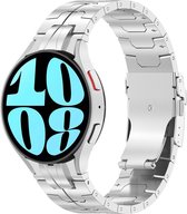 Stalen bandje - RVS - geschikt voor Samsung Galaxy Watch 6 / Watch 6 Classic - zilver