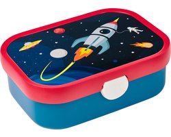 foto van Mepal lunchbox Campus – Broodtrommel met vakjes voor kinderen – Geschikt voor 4 boterhammen – Space