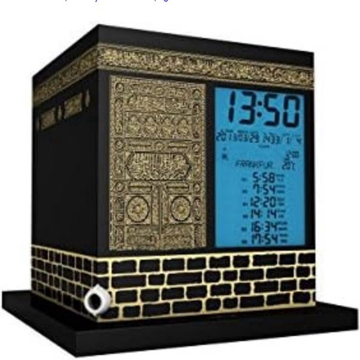 Azan horloge - Adhan Klok - Gebedsklok - Merkloos