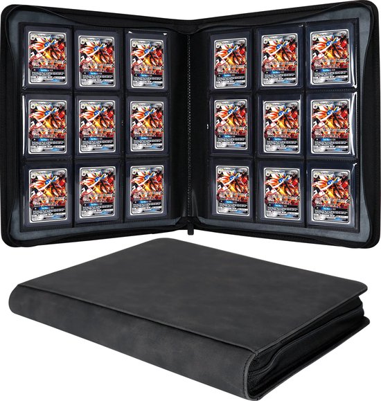 Clevir Premium Toploader Binder 252 - Geschikt voor 252 speelkaarten - 9 Pocket Verzamelmap