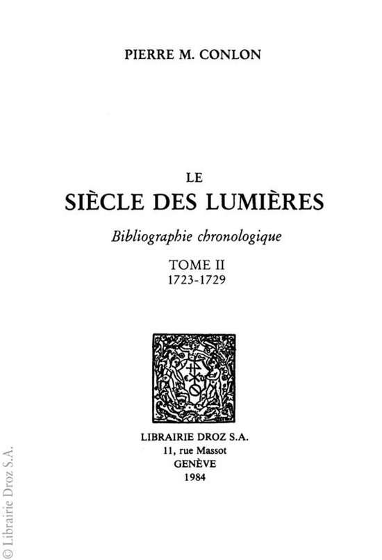 Histoire des Idées et Critique Littéraire - Le Siècle des ... - cover