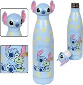 Lilo & Stitch DISNEY Blauwe Aluminium Drinkfles, Warme Dranken Fles 500ml