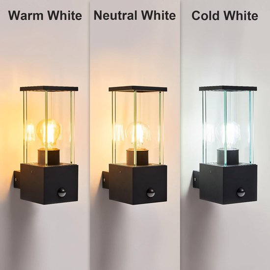 RIGA 5 LED wandlamp antraciet met bewegingsmelder - online kopen bij