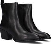 Notre-V Ki-4563 Enkellaarsjes - Enkelboots met rits - Dames - Zwart - Maat 39