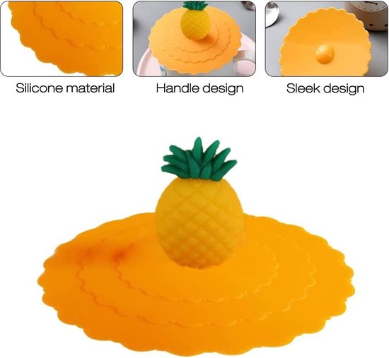 Leuke Anti-stof Siliconen Cup Cover Katten Oren De... – Grandado