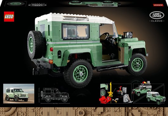 LEGO Icons Land Rover Classic Defender 90 Auto Model Bouwpakket voor Volwassenen - 10317