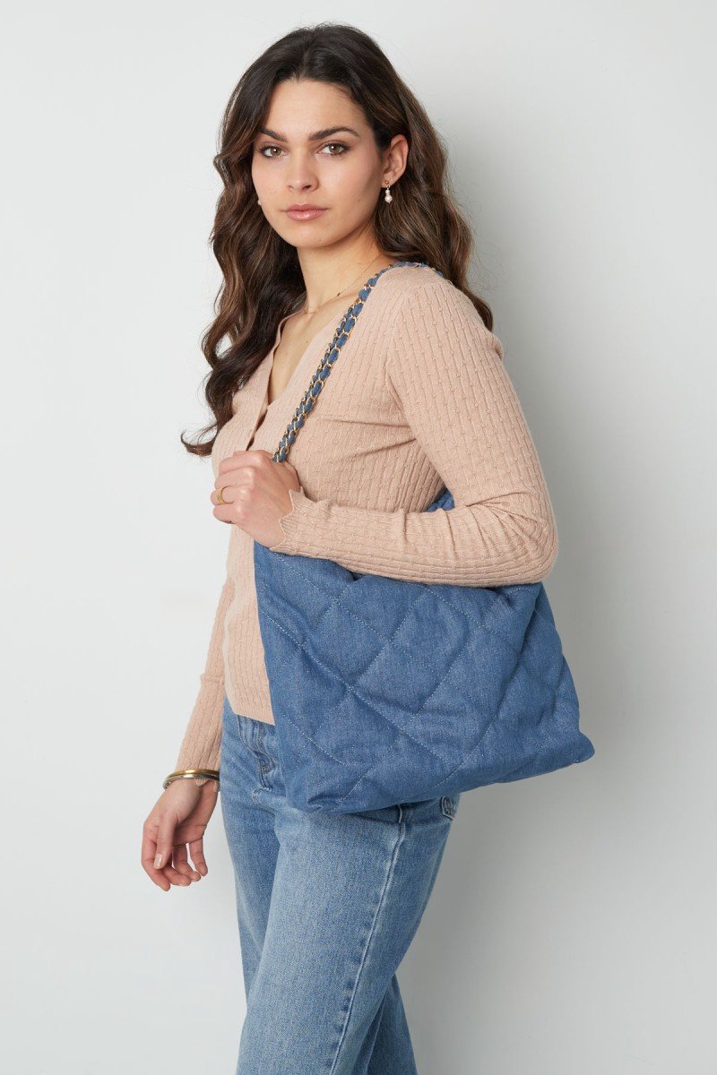 Schoudertas Jeans - Blauw