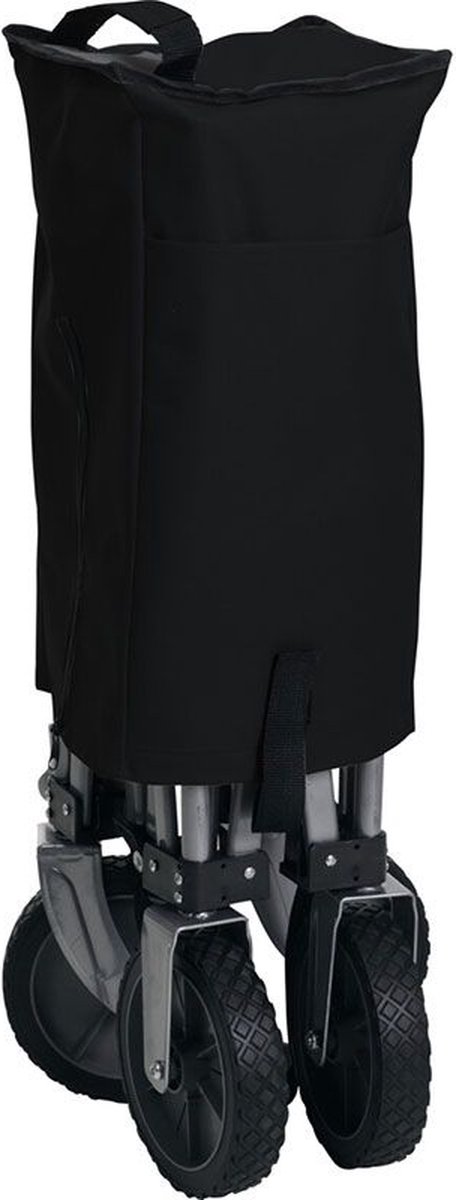 Opvouwbare Bolderkar - Zwart - 90 x 49 x 58 cm van Opvouwbare Bolderkar — afbeelding 3