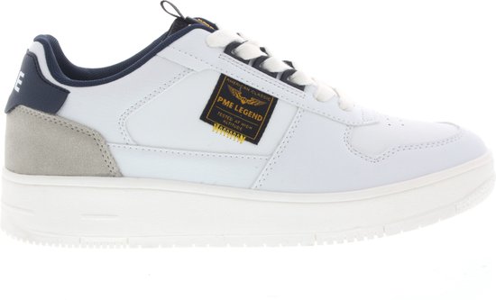 PME Legend Gobbler Lage sneakers - Leren Sneaker - Heren - Wit - Maat 44