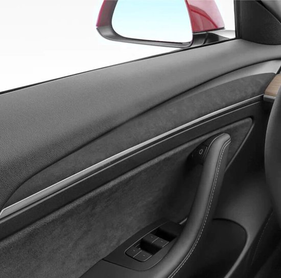 Panneaux de portes intérieures Tesla Model Y Alcantara - Accessoires de vêtements pour bébé exclusifs Nederland België