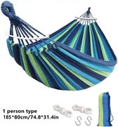 Mima® Hangmat - Buiten - Blauw - 1 Persoon