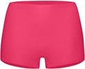 Fuchsia katoenen shorts.