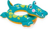 Intex Crocodile - Zwemring Kind - Opblaaskrokodil - Waterpret Voor Kinderen - Opblaas Krokodil - Waterpret - Opblaasdieren - Opblaasbare Krokodil