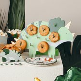 Partydeco - Donut Mural Tricératops - 38 x 23 cm